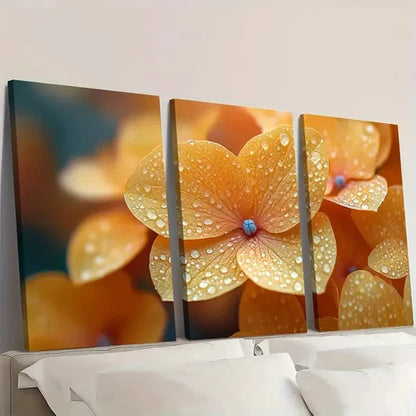 3pcs Vibrant Floral Spring & Summer Wall Art Canvas Unframed - High Quality Print 100% Australian Made Wall Canvas