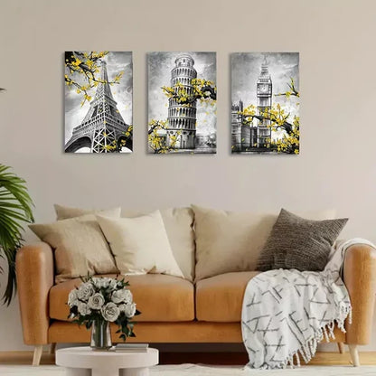 3pcs Cityscape Canvas Unframed - High Quality Print 100% Australian Made Wall Canvas