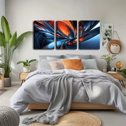 3pcs Abstract Gorgeous Pattern Wall Art Set Wall Art Canvas Unframed - High Quality Print 100% Australian Made Wall Canvas - Bella Home Decor