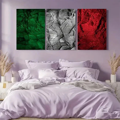 3pcs Italian Countryside Flag Stone Wall Art Canvas Unframed - High Quality Print 100% Australian Made Wall Canvas