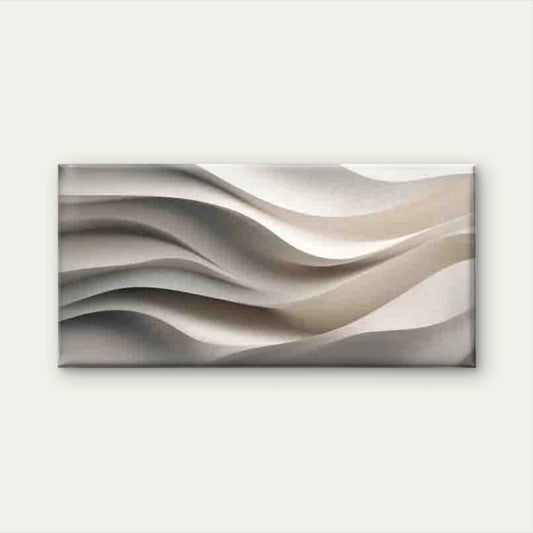 Desert Waves Textured Sand Art Wall Art Canvas Office Home Room Framed 120x60cm