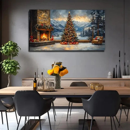 Aesthetic Decoration Tree Wall Art Canvas Office Home Room Framed 120x60cm