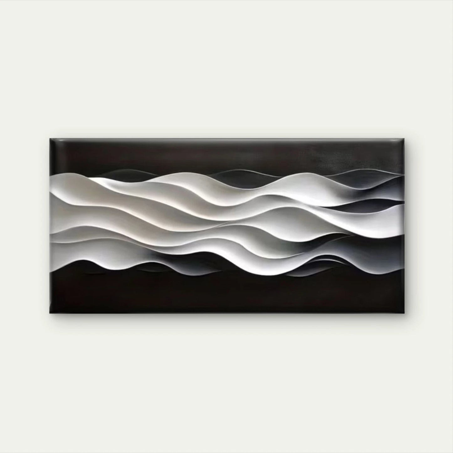 Abstract Dynamic Flow Lines Wall Art Canvas Office Home Room Framed 120x60cm