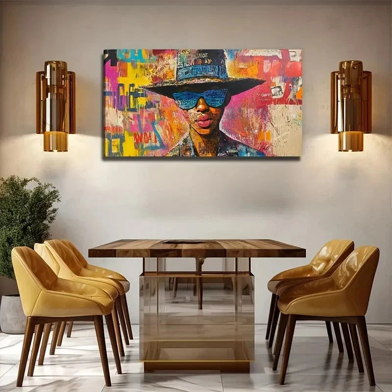 Cheerful To The Heart Wall Art Canvas Office Home Room Framed 120x60cm