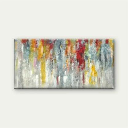 Abstract Painting Colors Wall Art Canvas Office Home Room Framed 120x60cm
