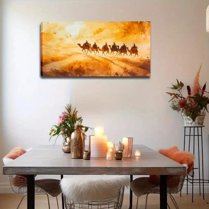 The Desert Under The Sun Wall Art Canvas Office Home Room Framed 120x60cm