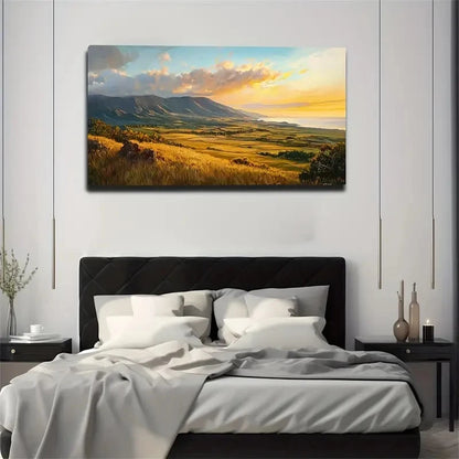 Vast Earth Open Sky Wall Art Canvas Office Home Room Framed 120x60cm