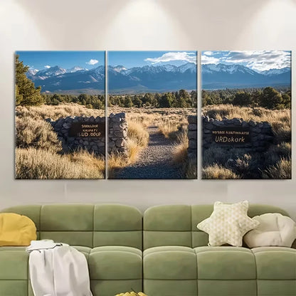 3pcs Sierra Nevada National Park Metal Print Ready to Hang Art