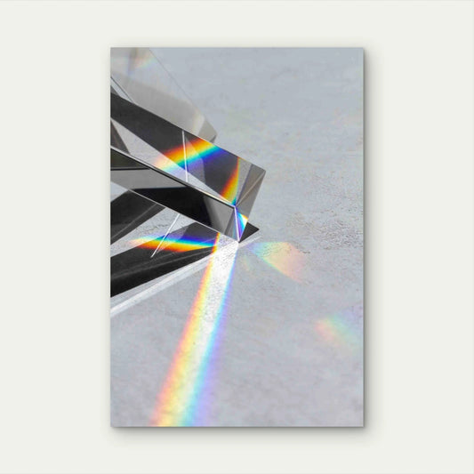 Lights Prisms Effect Close Up 60x90cm Metal Print Ready to Hang