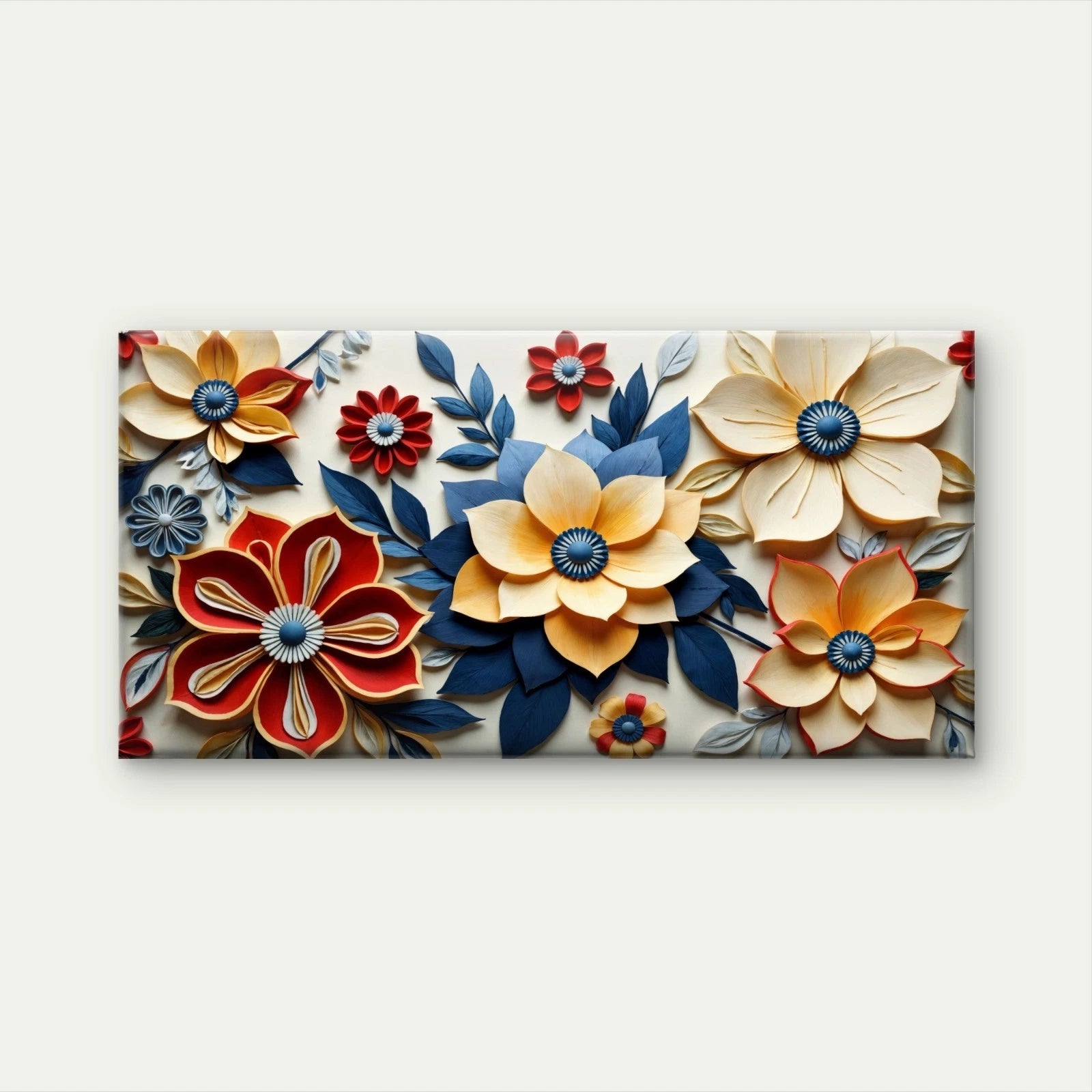 Footwear Fashion And Flowers Wall Art Canvas Office Home Room Framed 120x60cm - Bella Home Decor