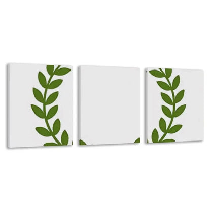 3pcs Graphic Design of Aan Olive Branch Wreath  Wall Art Set Canvas Framed 40x60cm - High Quality Print 100% Australian Made Wall Canvas Ready to Hang