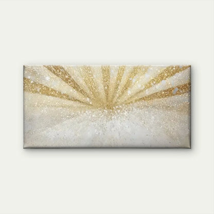 Golden Flash Abstract Wall Art Canvas Office Home Room Framed 120x60cm