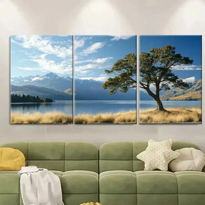 3pcs Vibrant New Zealand Nature WE  Wall Art Set Canvas Framed 60x90cm - High Quality Print 100% Australian Made Wall Canvas Ready to Hang