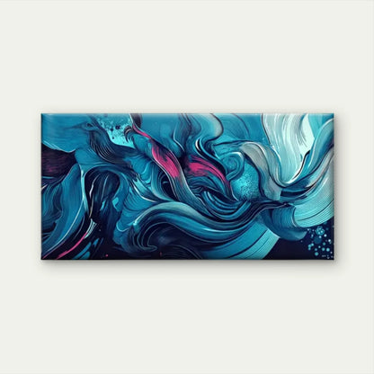 Modern Abstract Swirl Design Wall Art Canvas Office Home Room Framed 120x60cm