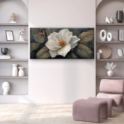 Enchanting Peony Flower Wall Art Canvas Office Home Room Framed 120x60cm - Bella Home Decor