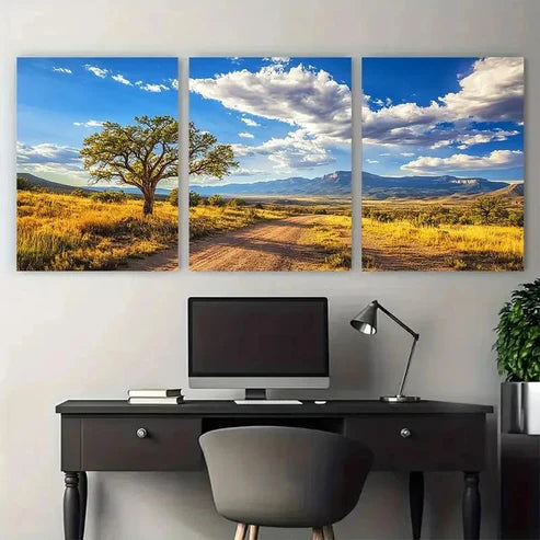 3pcs Minimalist Nature Abstract Perfect Wall Art Canvas Unframed - High Quality Print 100% Australian Made Wall Canvas