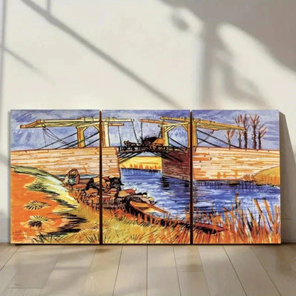 3pcs Vincent Willem Van Gogh Metal Print Ready to Hang Art