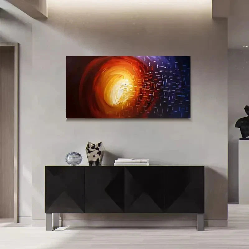 Colourful Abstract For Galaxy Wall Art Canvas Office Home Room Framed 120x60cm