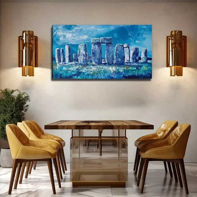 Magic Stone Suitable Wall Art Canvas Office Home Room Framed 120x60cm