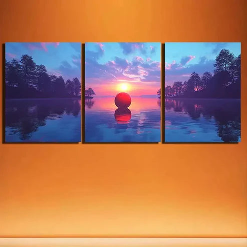 3pcs Living Room Bedroom Wall Art Canvas Unframed - High Quality Print 100% Australian Made Wall Canvas
