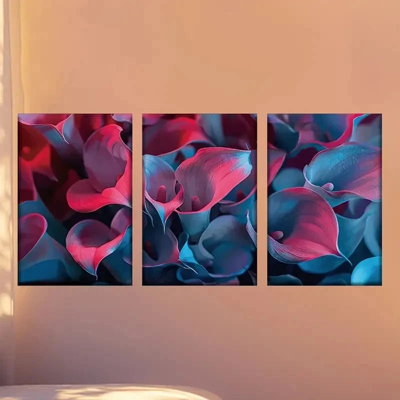 3pcs Fascinating plants Wall Art Set Canvas Framed 60x90cm - High Quality Print 100% Australian Made Wall Canvas Ready to Hang