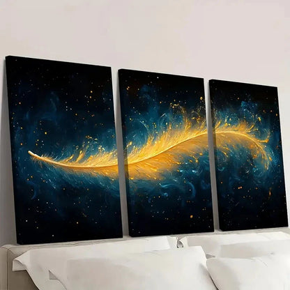 3pcs Light As A Feather Fine Art I Wall Art Set Canvas Unframed - High Quality Print 100% Australian Made Wall Canvas