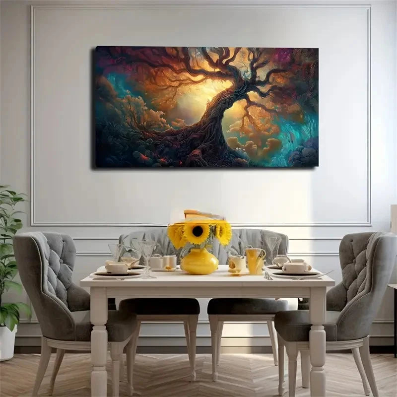 Branches Stretching Freely Wall Art Canvas Office Home Room Framed 120x60cm