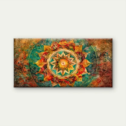 Colorful Flowers Pattern Wall Art Canvas Office Home Room Framed 120x60cm