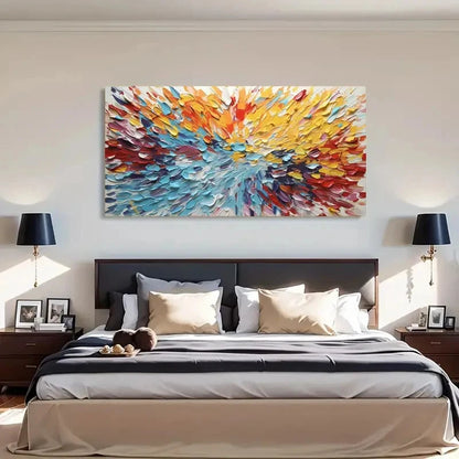 Minimalist Graffiti-Inspired Wall Art Canvas Office Home Room Framed 120x60cm - Bella Home Decor