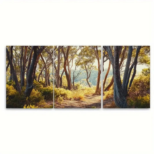 3pcs Margaret River Australia Landscape Wall Art Set Canvas Framed 60x90cm - High Quality Print 100% Australian Made Wall Canvas Ready to Hang