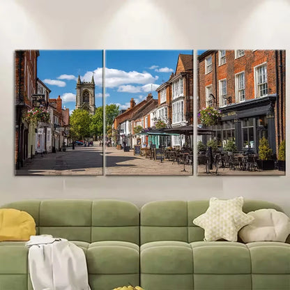 3pcs Milton UK Travel Landscapes Metal Print Ready to Hang Art