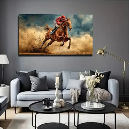 Scene Under Gloomy Sky Suitable Wall Art Canvas Office Home Room Framed 120x60cm