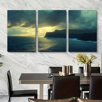 3pcs Turneresque Atmosphere Metal Print Ready to Hang Art