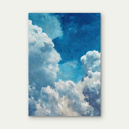 Sky & Clouds Design Metal Print Ready to Hang