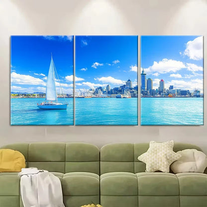 3pcs New Zealand Landscapes Metal Print Ready to Hang Art