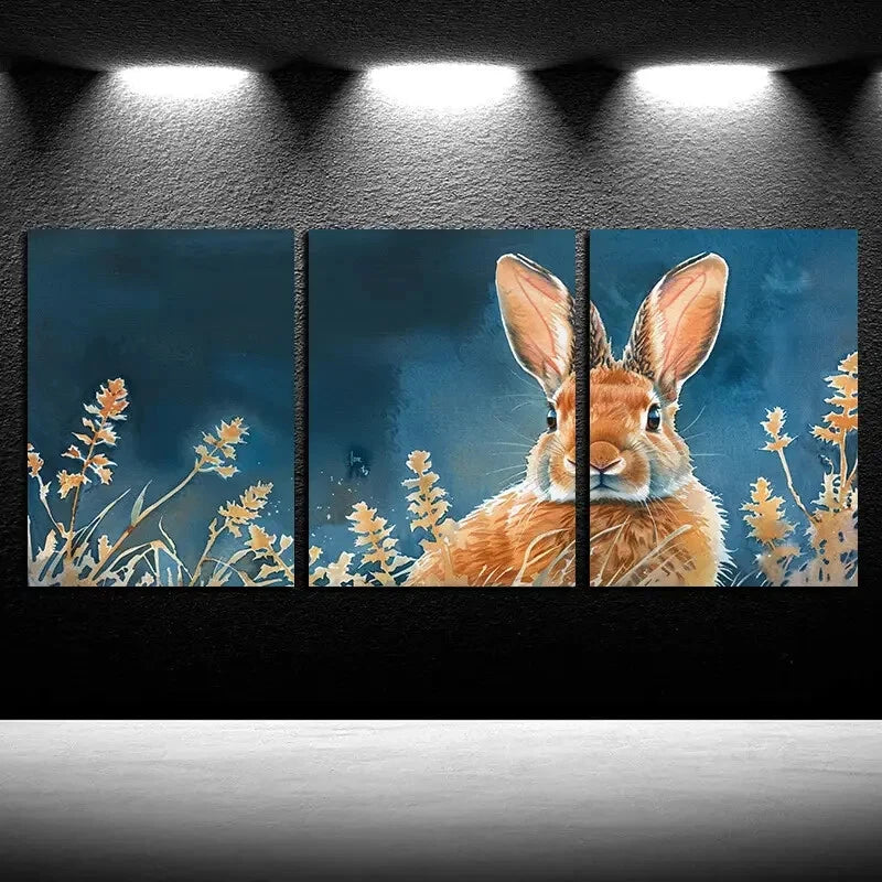 3pcs Charming Poodle & French Bulldog Metal Print Ready to Hang Art - Bella Home Decor