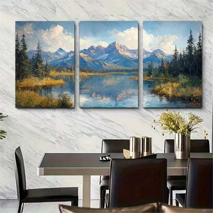 3pcs Arches Landscape Painting Utah National Park Metal Print Ready to Hang Art - Bella Home Decor