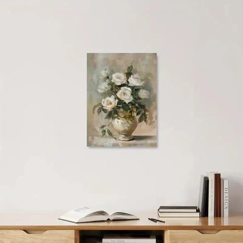 Beautiful Vintage Botanical Still Life Painting 60x90cm Metal Print Ready to Hang  60x90cm Metal Print Ready to Hang