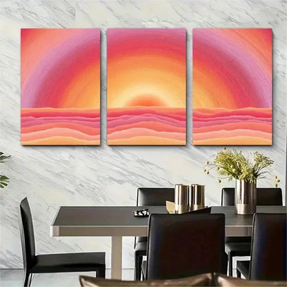 3pcs Aesthetic Beach House Trendy Perfect Wall Art Set Canvas Framed 50x70cm - High Quality Print 100% Australian Made Wall Canvas Ready to Hang - Bella Home Decor