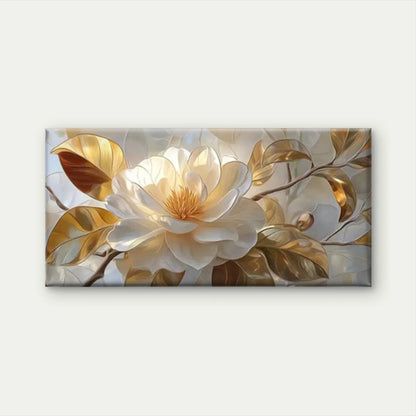 Modern Abstract Floral Wall Art Canvas Office Home Room Framed 120x60cm