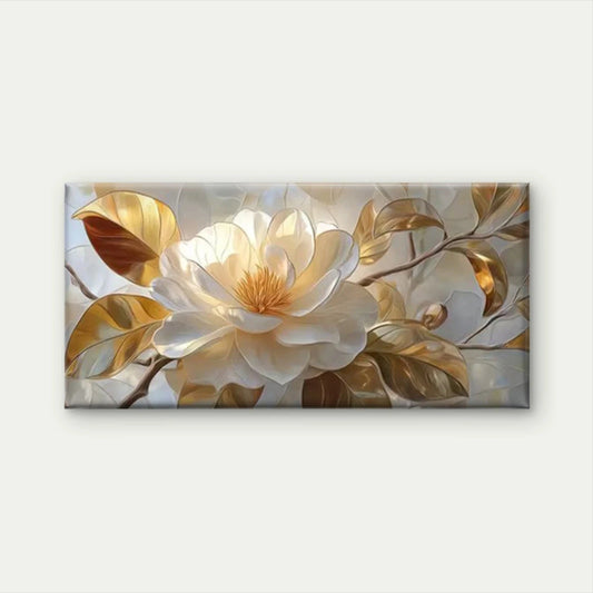 Modern Abstract Floral Wall Art Canvas Office Home Room Framed 120x60cm