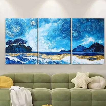 3pcs Auckland Travel Print Metal Print Ready to Hang Art - Bella Home Decor