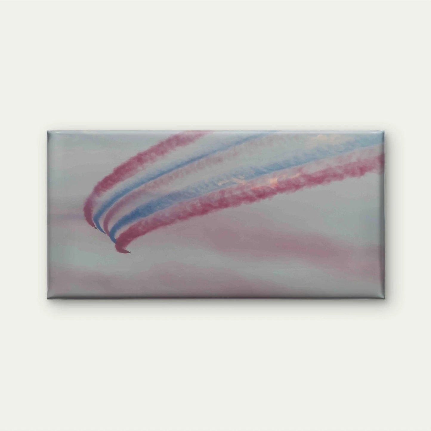 Close Up Of Airplane In Air Wall Art Canvas Office Home Room Framed 120x60cm - Bella Home Decor