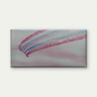 Close Up Of Airplane In Air Wall Art Canvas Office Home Room Framed 120x60cm - Bella Home Decor