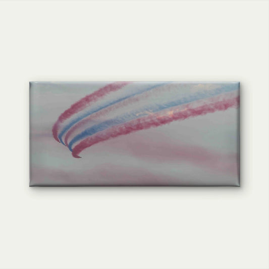 Close Up Of Airplane In Air Wall Art Canvas Office Home Room Framed 120x60cm