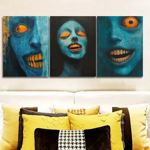 3pcs Forest demon (7) Wall Art Set Canvas Unframed - High Quality Print 100% Australian Made Wall Canvas - Bella Home Decor