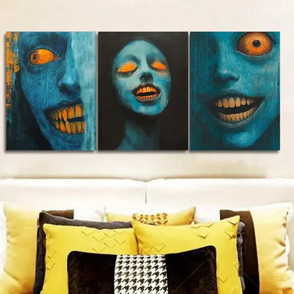 3pcs Forest demon (7) Wall Art Set Canvas Unframed - High Quality Print 100% Australian Made Wall Canvas - Bella Home Decor
