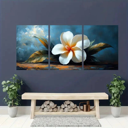 3pcs Minimalist Tropical Monstera Leaf Metal Print Ready to Hang Art - Bella Home Decor