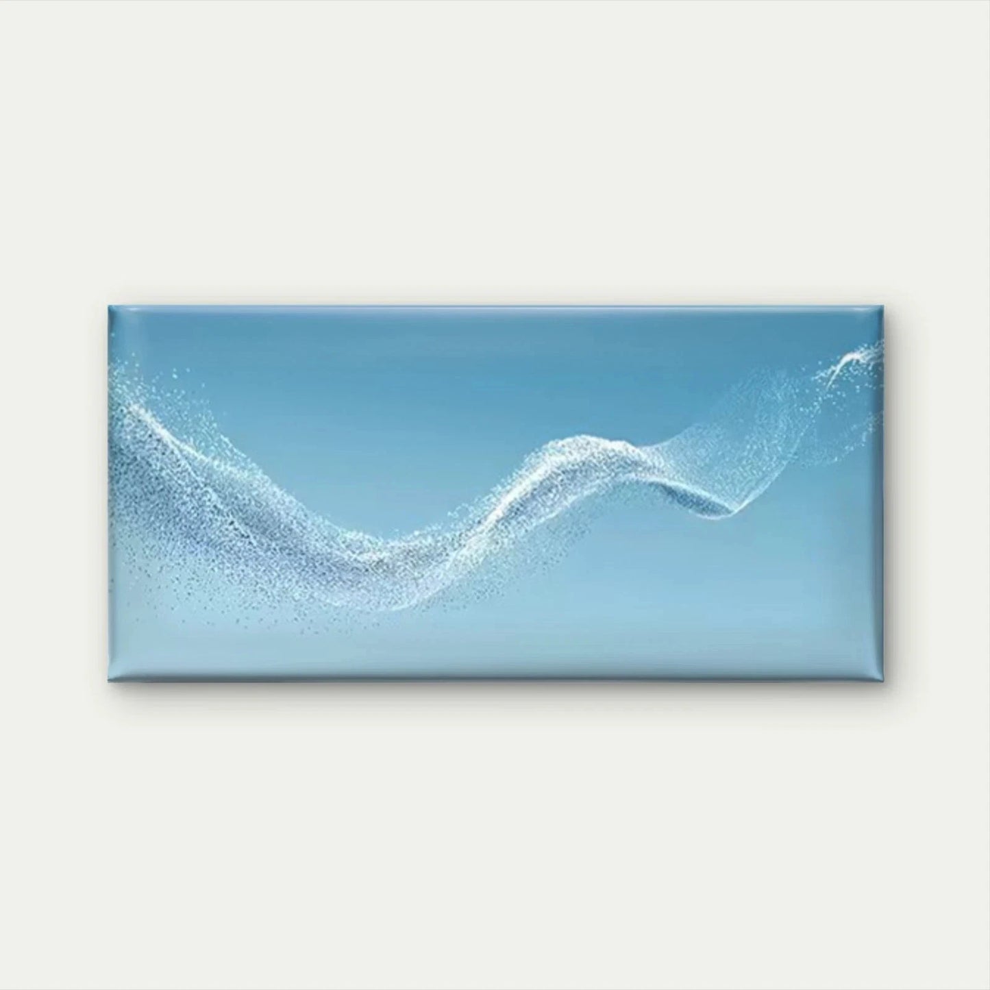 Abstract Blue Lines Wall Art Canvas Office Home Room Framed 120x60cm
