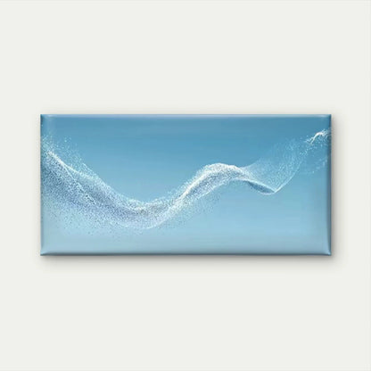 Abstract Blue Lines Wall Art Canvas Office Home Room Framed 120x60cm